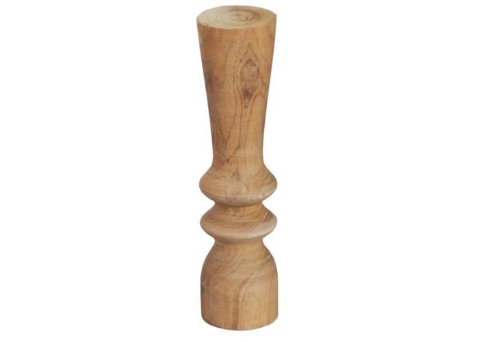 Κηροπήγιο Nextdeco Tribeca ανακυκλωμένο ξύλο teak Ø6x25εκ.