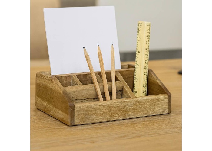 Μολυβοθήκη γραφείου Nextdeco Tribeca ανακυκλωμένο ξύλο mahoni 27x17x10εκ. Μολυβοθήκη γραφείου Nextdeco Tribeca ανακυκλωμένο ξύλο mahoni 27x17x10εκ.