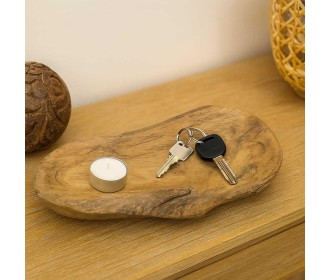 Μπωλ διακοσμητικό Nextdeco Tribeca ανακυκλωμένο ξύλο teak Y5x28x14εκ.