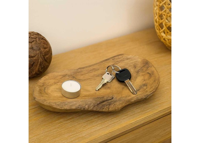 Μπωλ διακοσμητικό Nextdeco Tribeca ανακυκλωμένο ξύλο teak Y5x28x14εκ.