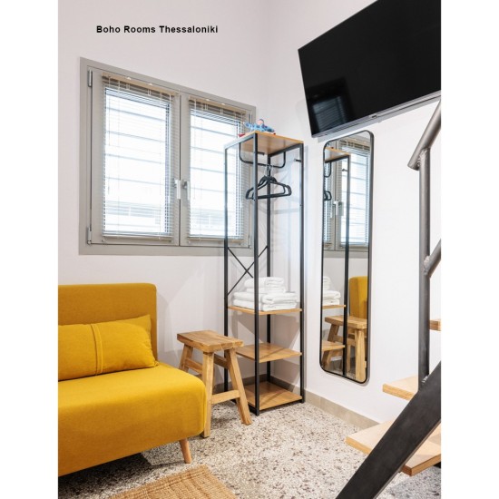 Σκαμπό Nextdeco Tribeca από ξύλο mahoni Υ50x30x50εκ. Σκαμπό Nextdeco Tribeca από ξύλο mahoni Υ50x30x50εκ.