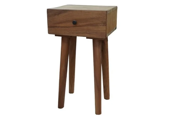 Κομοδίνο Nextdeco Tribeca ανακυκλωμένο ξύλο teak Υ65x30x35εκ.