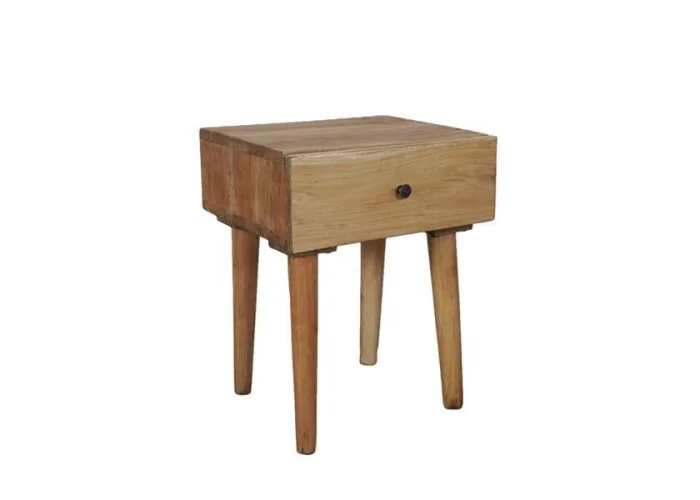 Κομοδίνο Nextdeco Tribeca ανακυκλωμένο ξύλο teak Υ50x35x40εκ.