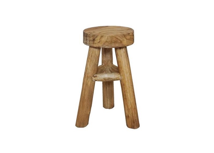 Σκαμπό στρογγυλο Nextdeco Tribeca ανακυκλωμένο ξύλο teak Υ40xØ27εκ. Σκαμπό στρογγυλο Nextdeco Tribeca ανακυκλωμένο ξύλο teak Υ40xØ27εκ.
