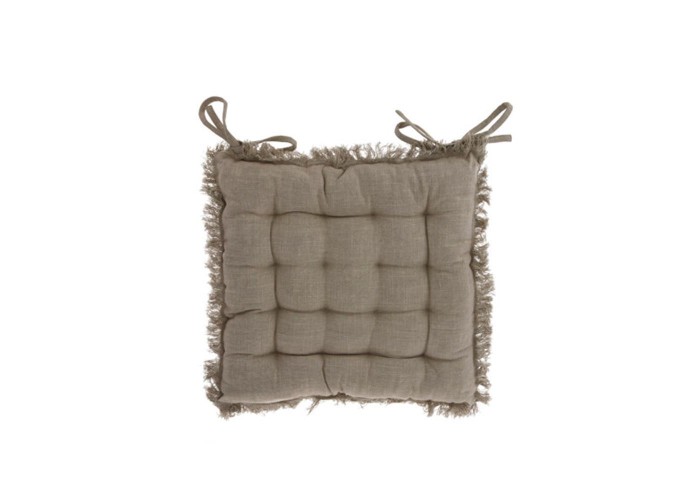 Μαξιλάρι καρέκλας γκρι από 100% βαμβάκι 40x40εκ. Μαξιλάρι καρέκλας γκρι από 100% βαμβάκι 40x40εκ.