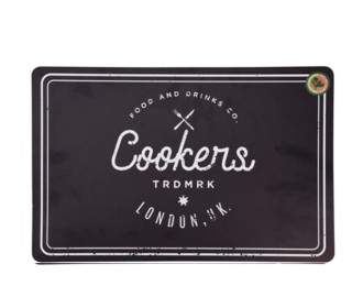 Σουπλά φαγητού Cookers από πολυπροπυλένιο 42x29εκ. Σουπλά φαγητού Cookers από πολυπροπυλένιο 42x29εκ.