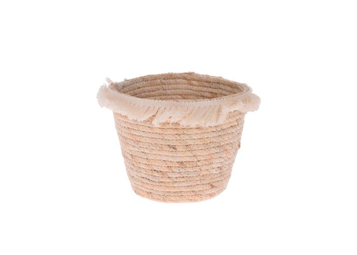 Καλάθι ψάθινο μεσαίο Υ16.5x Ø21εκ. Καλάθι ψάθινο μεσαίο Υ16.5x Ø21εκ.