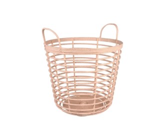 Καλάθι αποθήκευσης ή απλύτων μπεζ Υ40,2x Ø37,4εκ.