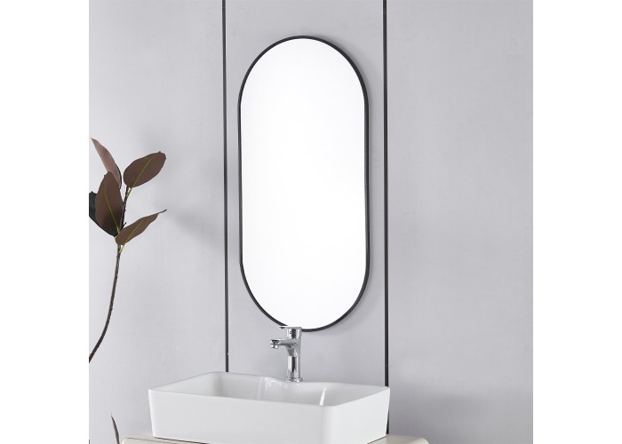 Καθρέφτης επιτοίχιος Nextdeco μεταλλικό πλαίσιο 45x90εκ.