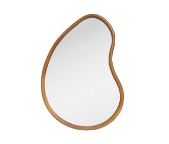 Καθρέφτης επιτοίχιος Nextdeco φυσικό ξύλο oak 55x75εκ.