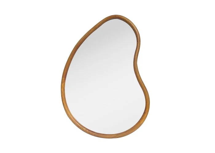 Καθρέφτης επιτοίχιος Nextdeco φυσικό ξύλο oak 55x75εκ.
