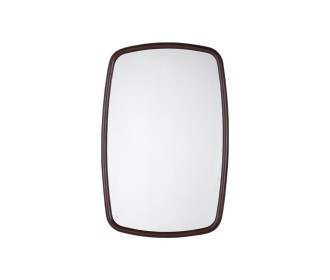 Καθρέφτης επιτοίχιος οβάλ Nextdeco ξύλο βελανιδιάς 60x90εκ.