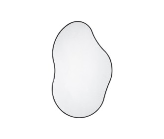 Καθρέφτης επιτοίχιος Nextdeco μαύρο πλαίσιο 60x90εκ.