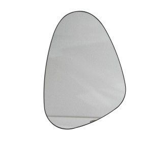 Καθρέφτης επιτοίχιος Nextdeco μαύρο πλαίσιο 51x76εκ.