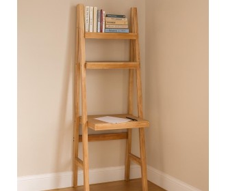 Ραφιέρα γραφείο Nextdeco ανακυκλωμένο ξύλο mahoni Υ195xM66xΠ49εκ