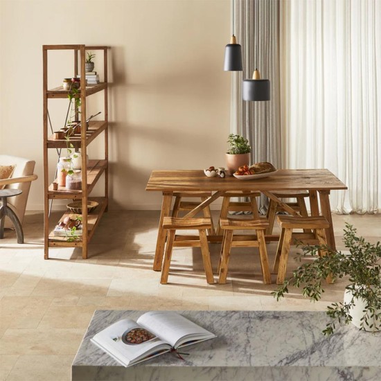 Τραπέζι γίγας Nextdeco από ξύλο teak - mahoni Υ73xM240xΠ90εκ Τραπέζι γίγας Nextdeco από ξύλο teak - mahoni Υ73xM240xΠ90εκ