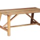 Τραπέζι γίγας Nextdeco από ξύλο teak - mahoni Υ73xM240xΠ90εκ