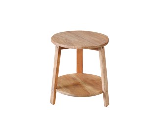 Τραπεζάκι Nextdeco 2 επιπέδων ανακυκλωμένο ξύλο mahoni Υ45Ø40εκ Τραπεζάκι Nextdeco 2 επιπέδων ανακυκλωμένο ξύλο mahoni Υ45Ø40εκ