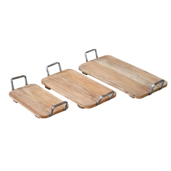 Δίσκοι ξύλινοι σετ 3 ΤΜΧ Nextdeco M55xΠ31εκ/ M44xΠ26εκ/ M35xΠ20εκ Δίσκοι ξύλινοι σετ 3 ΤΜΧ Nextdeco M55xΠ31εκ/ M44xΠ26εκ/ M35xΠ20εκ
