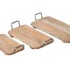 Δίσκοι ξύλινοι σετ 3 ΤΜΧ Nextdeco M55xΠ31εκ/ M44xΠ26εκ/ M35xΠ20εκ
