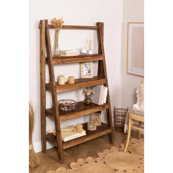 Βιβλιοθήκη Nextdeco ξύλο mahoni 4 επιπέδων Υ150x90x36/15εκ Βιβλιοθήκη Nextdeco ξύλο mahoni 4 επιπέδων Υ150x90x36/15εκ