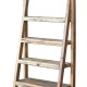 Βιβλιοθήκη Nextdeco ξύλο mahoni 4 επιπέδων Υ150x90x36/15εκ
