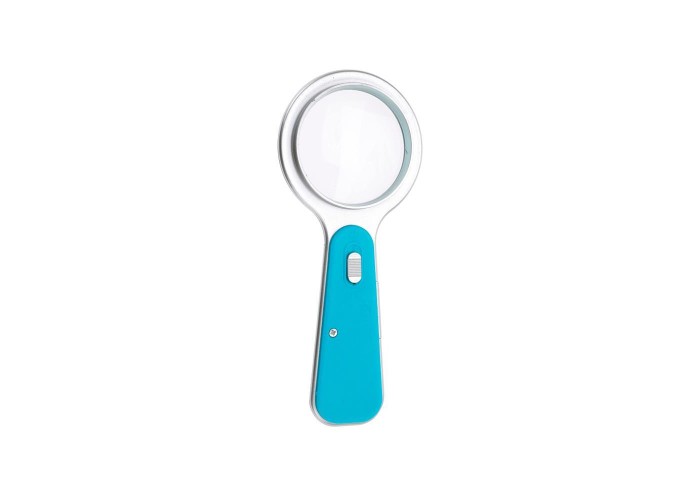 Μεγενθυντικός φακός με led μπλε 14,5 xØ6,3εκ. Μεγενθυντικός φακός με led μπλε 14,5 xØ6,3εκ.