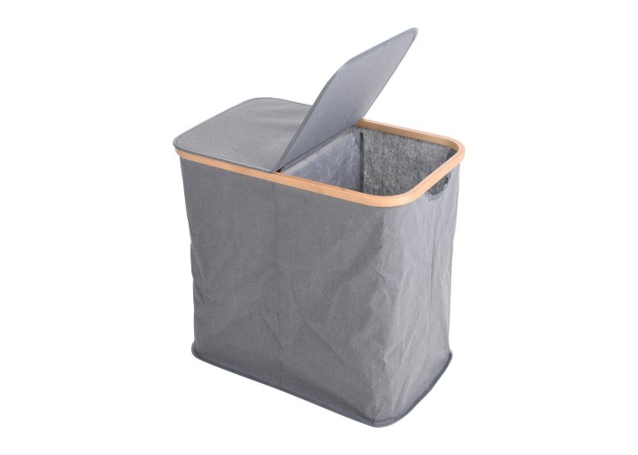 Καλάθι απλύτων γκρι Υ51x53x33εκ. Καλάθι απλύτων γκρι Υ51x53x33εκ.