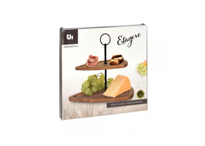 Ορντερβιέρα τριγωνική από bamboo Υ23,5x25x25εκ. Ορντερβιέρα τριγωνική από bamboo Υ23,5x25x25εκ.