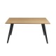 Τραπέζι Nextdeco MDF από ξύλο φτελιάς Υ75x160x90εκ