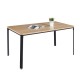 Τραπέζι Nextdeco MDF καπλαμά και δρυ ξύλο Υ75x160x90εκ Τραπέζι Nextdeco MDF καπλαμά και δρυ ξύλο Υ75x160x90εκ