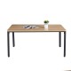 Τραπέζι Nextdeco MDF καπλαμά και δρυ ξύλο Υ75x160x90εκ Τραπέζι Nextdeco MDF καπλαμά και δρυ ξύλο Υ75x160x90εκ