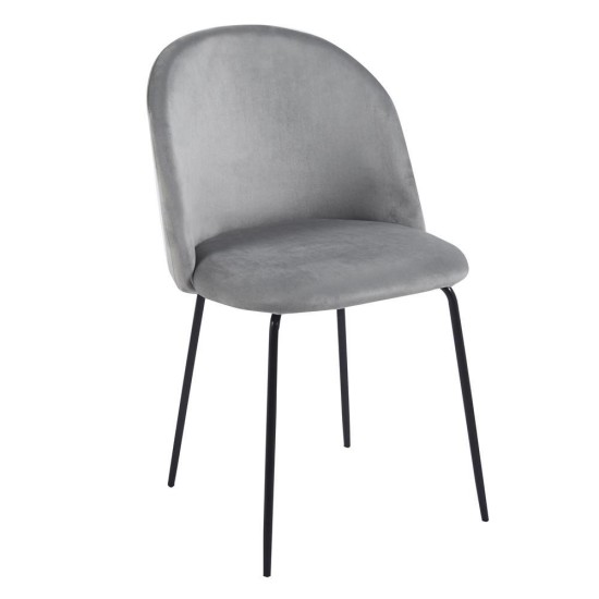 Καρέκλα μεταλλική Nextdeco Iris γκρι Υ77x48x52εκ Καρέκλα μεταλλική Nextdeco Iris γκρι Υ77x48x52εκ