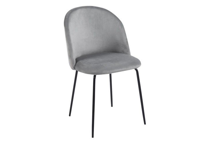 Καρέκλα μεταλλική Nextdeco Iris γκρι Υ77x48x52εκ
