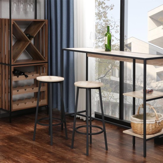 Σετ μπαρ κουζίνας μεταλλικό Nextdeco Υ100x44x124εκ. Σετ μπαρ κουζίνας μεταλλικό Nextdeco Υ100x44x124εκ.