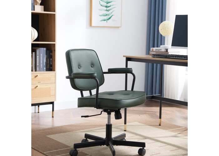 Καρέκλα γραφείου Nextdeco πράσινη Υ77-87x62.5x60,5εκ, Καρέκλα γραφείου Nextdeco πράσινη Υ77-87x62.5x60,5εκ,