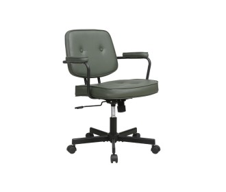 Καρέκλα γραφείου Nextdeco πράσινη Υ77-87x62.5x60,5εκ,