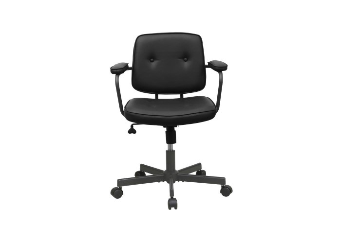 Καρέκλα γραφείου Nextdeco μαύρη Υ77-87x62.5x60,5εκ, Καρέκλα γραφείου Nextdeco μαύρη Υ77-87x62.5x60,5εκ,