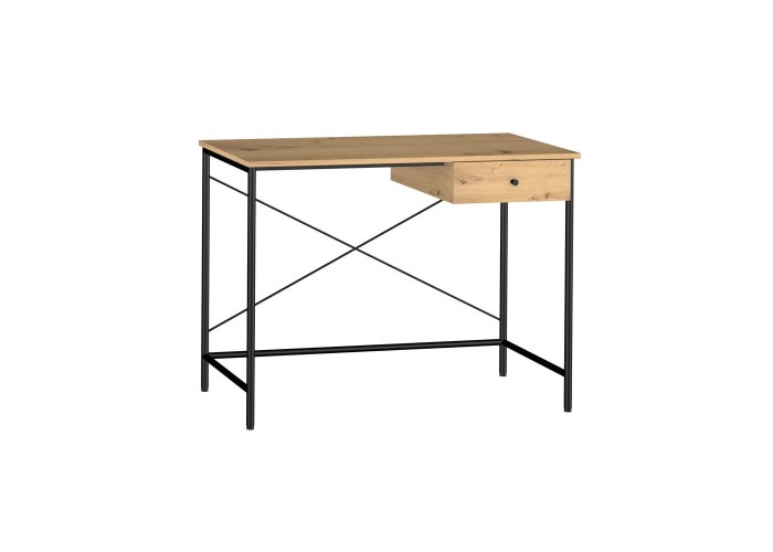 Γραφείο ξύλινο μεταλλικό Nextdeco με συρτάρι Υ76x100x48εκ. Γραφείο ξύλινο μεταλλικό Nextdeco με συρτάρι Υ76x100x48εκ.