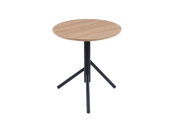 Τραπέζι μεταλλικό Nextdeco La Palma oak Υ55xØ50εκ, Τραπέζι μεταλλικό Nextdeco La Palma oak Υ55xØ50εκ,