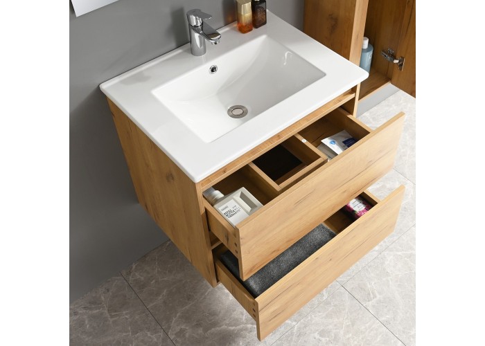 Σετ μπάνιου Nextdeco Avra wood συναρμολογημένο Σετ μπάνιου Nextdeco Avra wood συναρμολογημένο