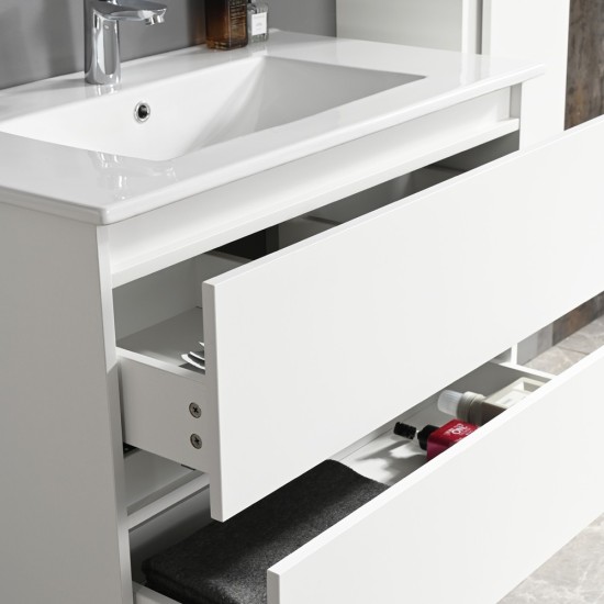 Σετ μπάνιου Nextdeco Avra white συναρμολογημένο Σετ μπάνιου Nextdeco Avra white συναρμολογημένο