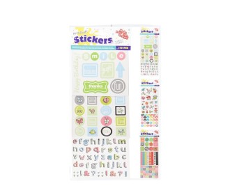 Αυτοκόλλητα 3 σελίδες 110 σχέδια από ζωάκια