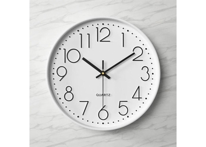 Ρολόι τοίχου λευκό Ø20εκ. Ρολόι τοίχου λευκό Ø20εκ.