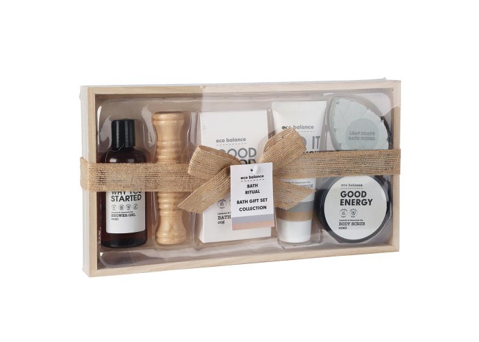 Σετ περιποίησης 6 τεμαχίων Υ17x30.3x6.5εκ. σε ξύλινο κουτί δώρου Σετ περιποίησης 6 τεμαχίων Υ17x30.3x6.5εκ. σε ξύλινο κουτί δώρου