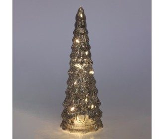 Χριστουγεννιάτικο δέντρο φωτιζόμενο γυάλινο πράσινο Υ24x∅9,5εκ. Χριστουγεννιάτικο δέντρο φωτιζόμενο γυάλινο πράσινο Υ24x∅9,5εκ.