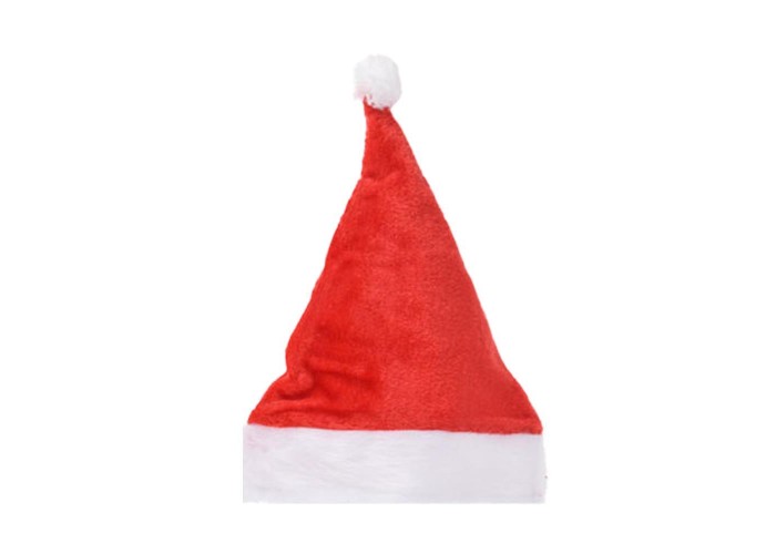 Σκούφος Άγ.Βασίλη κόκκινος 30x45εκ.