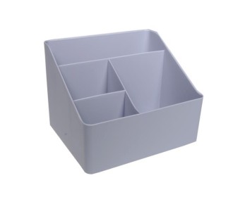 Organizer για καλλυντικά ή μολυβοθήκη, γκρι, 18x13,5x15 εκ. Organizer για καλλυντικά ή μολυβοθήκη, γκρι, 18x13,5x15 εκ.