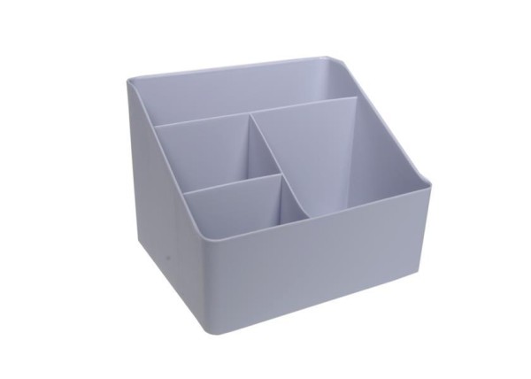 Organizer για καλλυντικά ή μολυβοθήκη, γκρι, 18x13,5x15 εκ.
