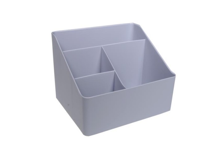 Organizer για καλλυντικά ή μολυβοθήκη, γκρι, 18x13,5x15 εκ.